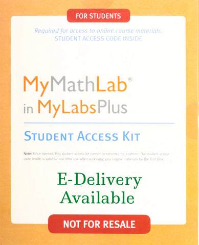 9780558928889 | MyMathLab in MyLabsPlus Student Code ~ Digital Delivery